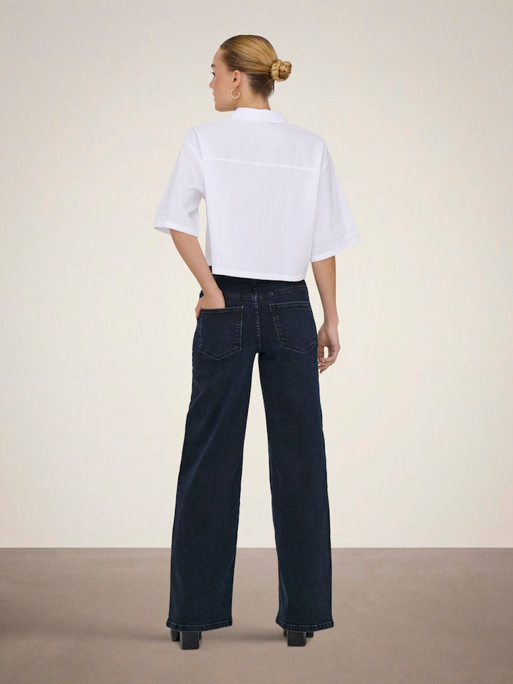 Jacqueline de Yong Felina jeans loose fit – dames - Blue Denim - L34