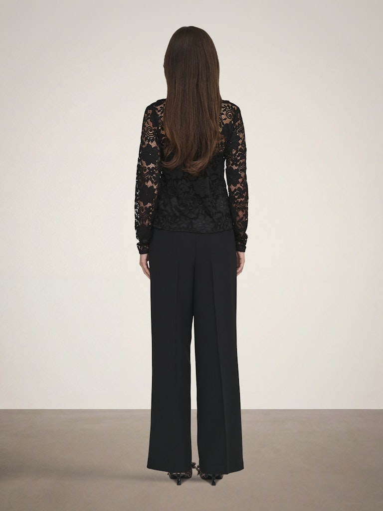 Jacqueline de Yong 15352632 Noe vest gebreid zwart