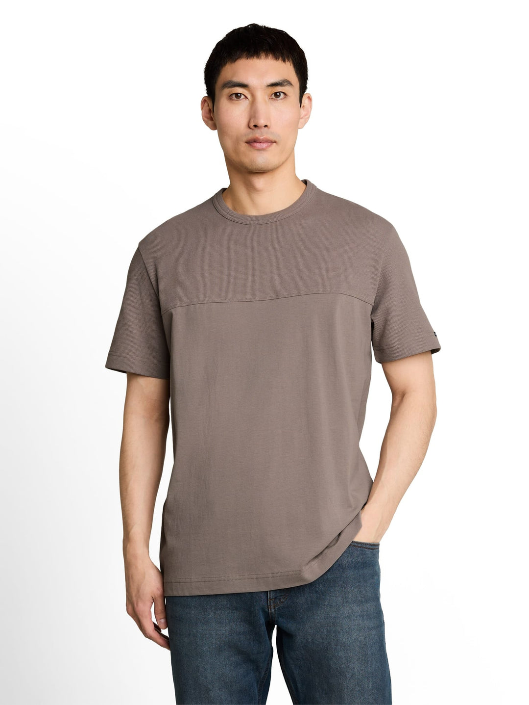 Tom Tailor T-shirt taupe – heren