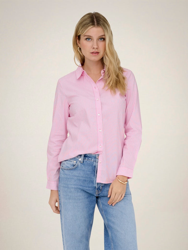 Jacqueline de Yong blouse 15149877 mio – dames - Roze Dessin