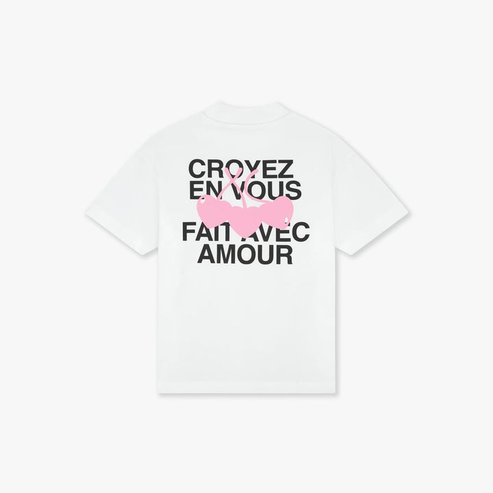 Croyez Amour T-Shirt wit – heren