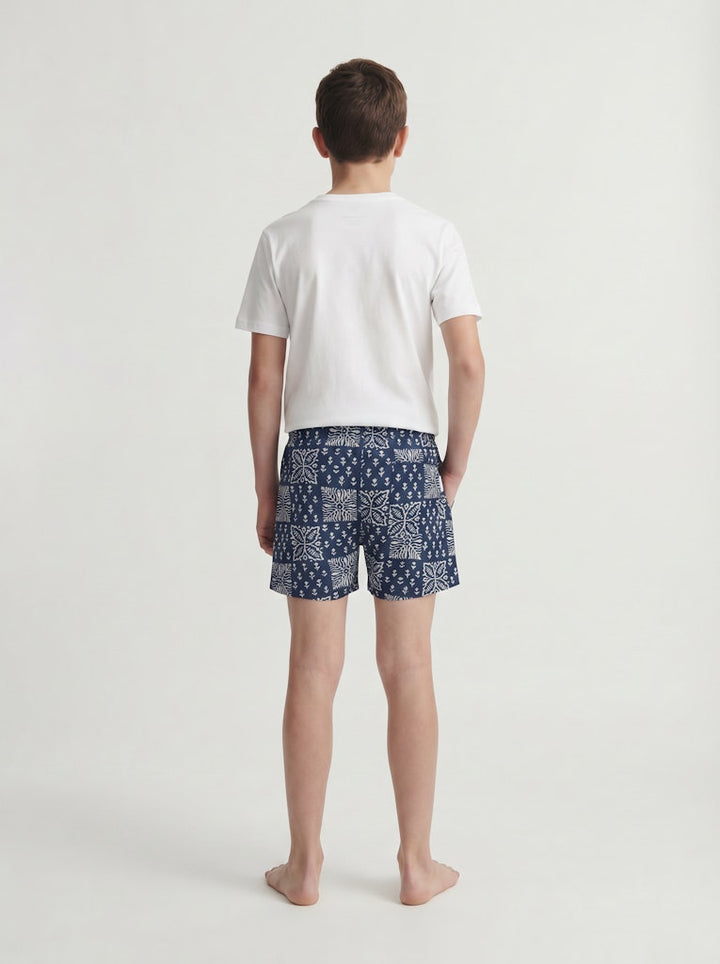 Jack & Jones Kids zwembroek jongens blauw dessin
