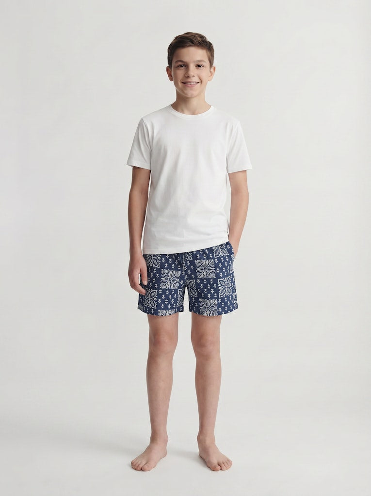 Jack & Jones Kids zwembroek jongens blauw dessin