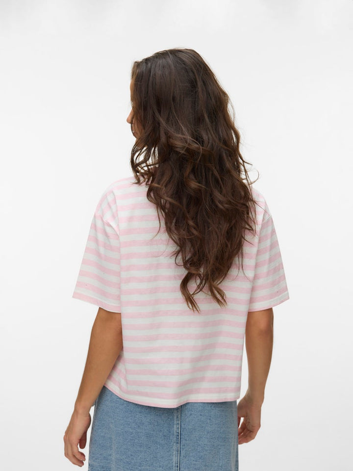VERO MODA Kaysa T-shirt roze dessin – dames