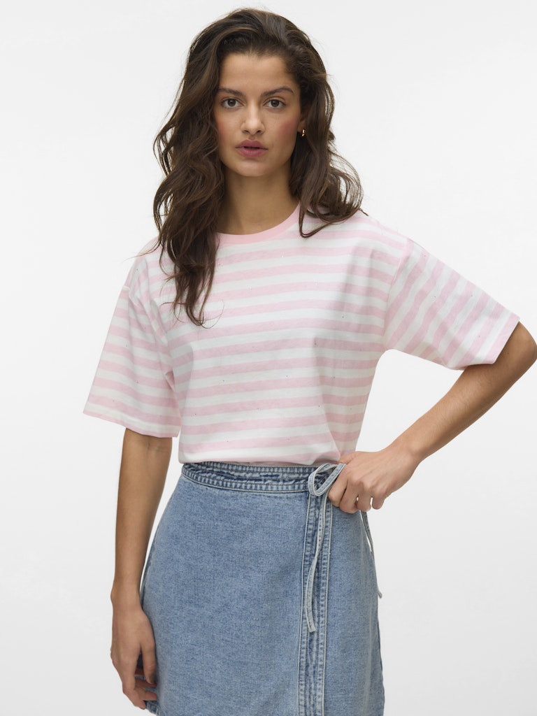VERO MODA Kaysa T-shirt roze dessin – dames