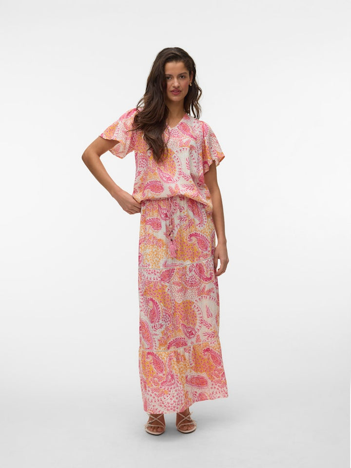 VERO MODA Nina blouse roze dessin – dames
