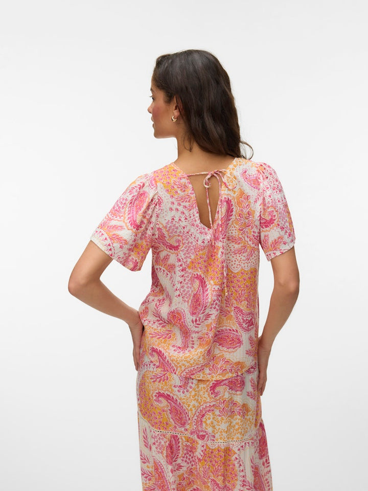 VERO MODA Nina blouse roze dessin – dames
