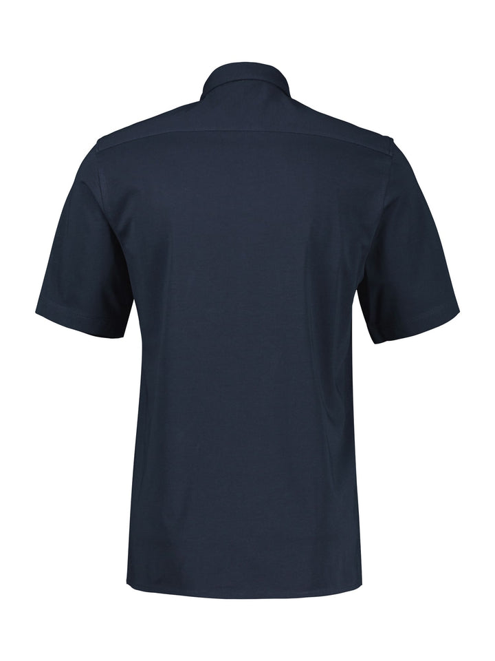 Lerros overhemd k/m navy – heren