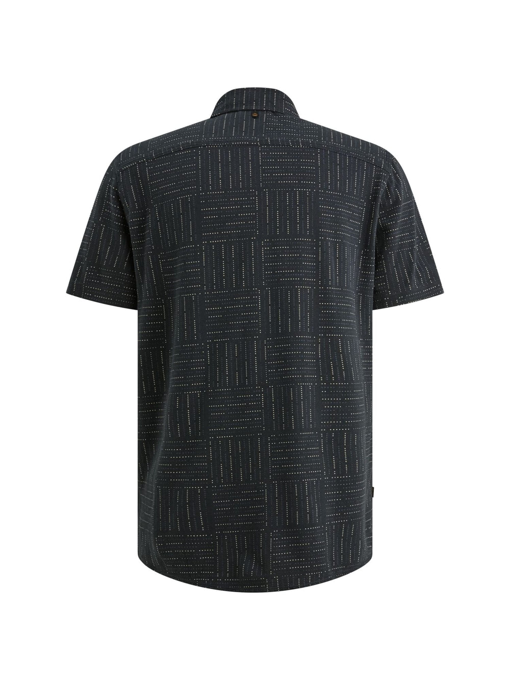 PME-Legend PSIS2605240 overhemd k/m heren blauw dessin