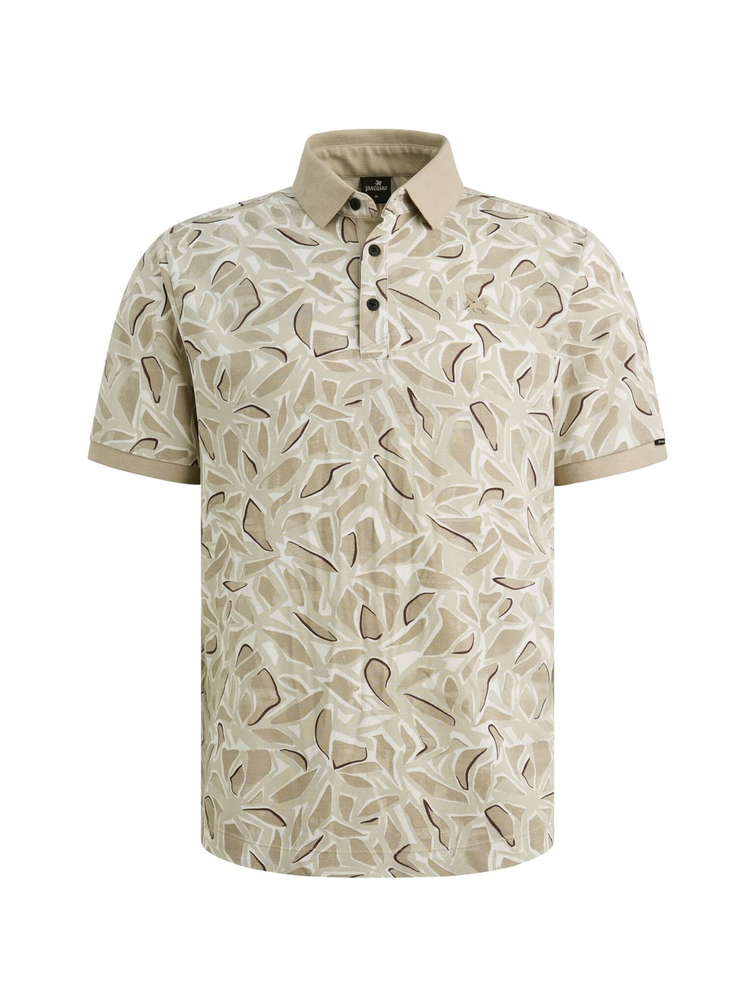 Vanguard polo k/m heren zand dessin – VPSS2605881