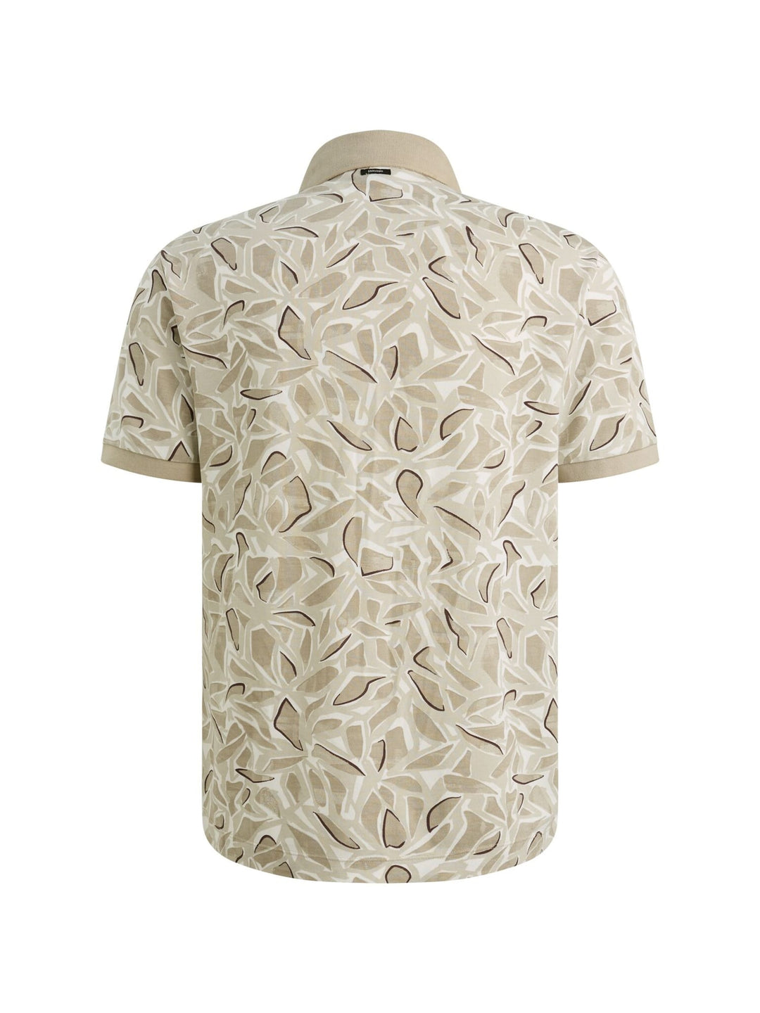 Vanguard polo k/m heren zand dessin – VPSS2605881