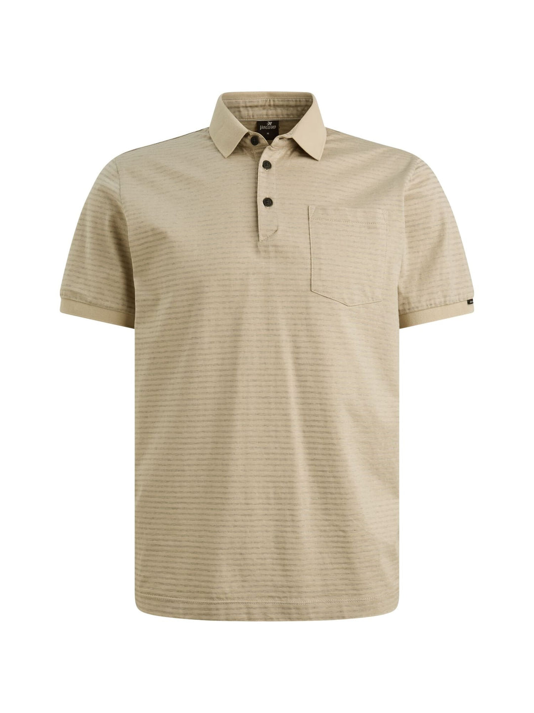 Vanguard polo k/m heren zand dessin – VPSS2605882