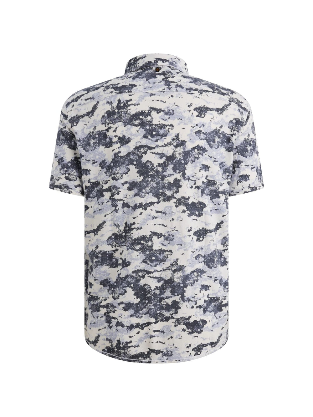 PME-Legend PSIS2605232 overhemd k/m heren – blauw dessin
