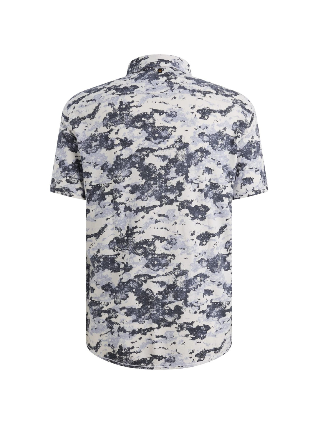 PME-Legend PSIS2605232 overhemd k/m heren – blauw dessin