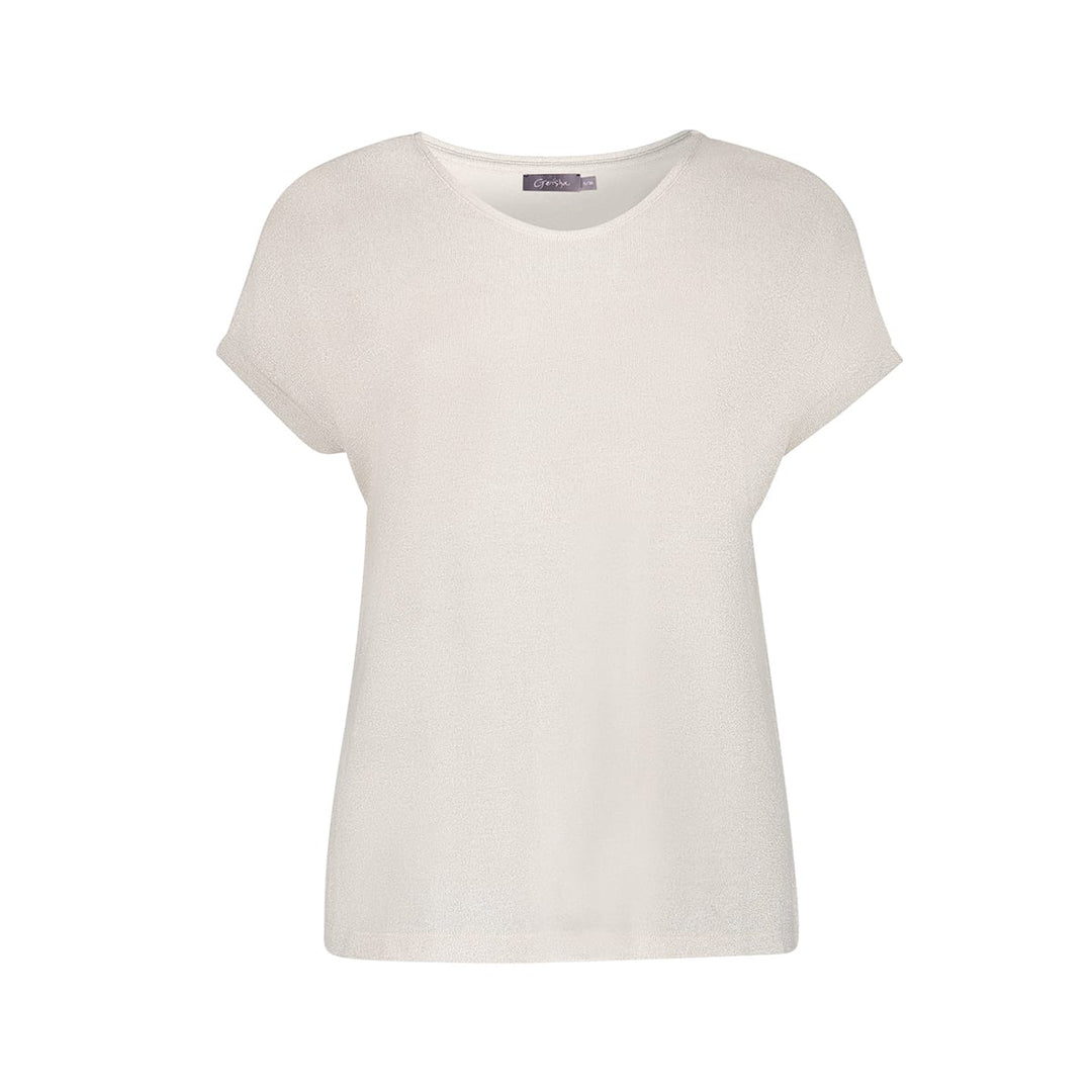 Geisha dames t-shirt k/m taupe – 62549-24