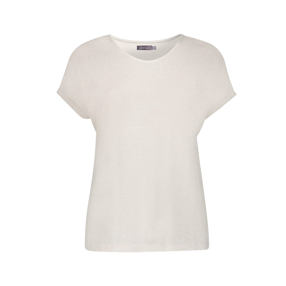 Geisha dames t-shirt k/m taupe – 62549-24