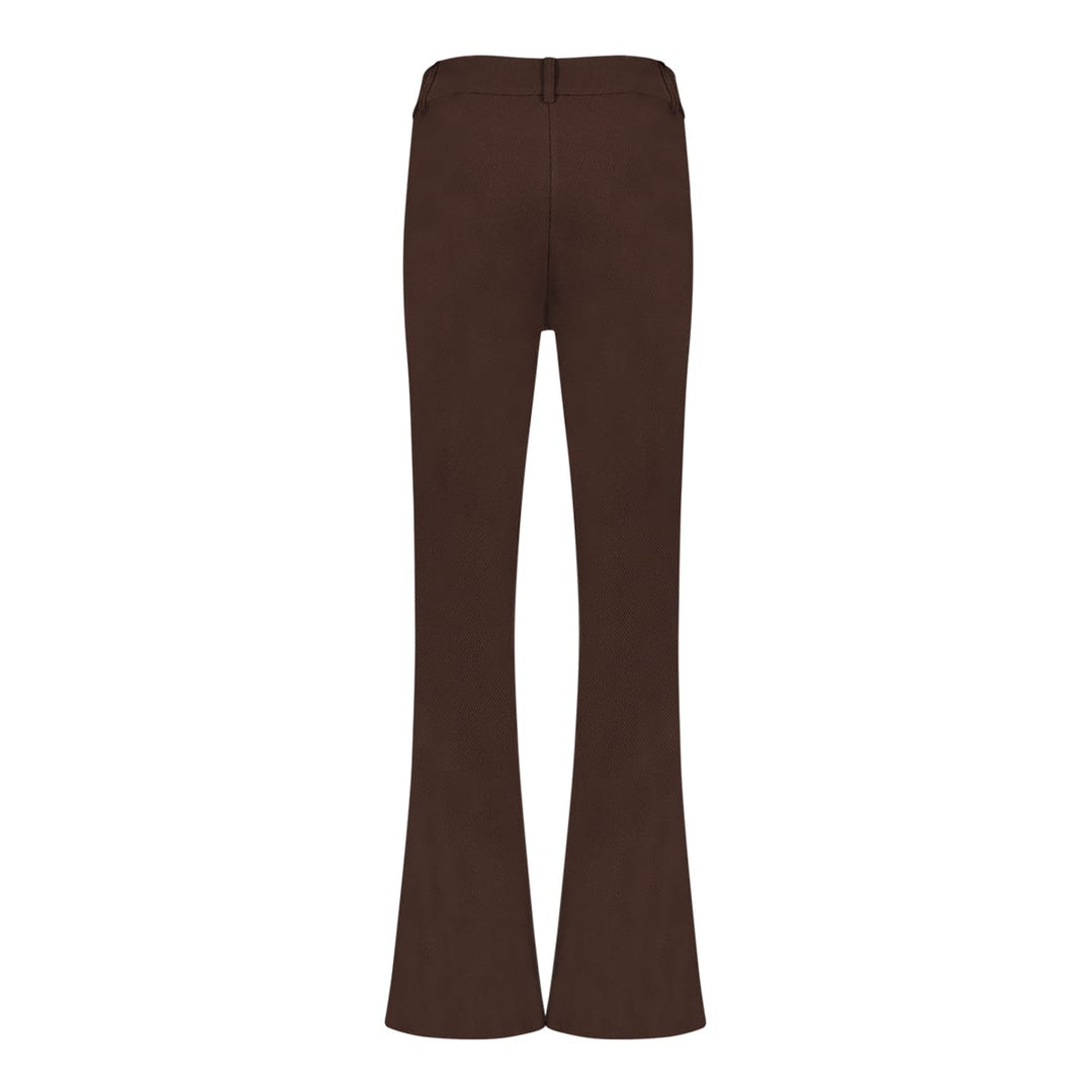 Geisha 61587-21 lange broek dames bruin dessin