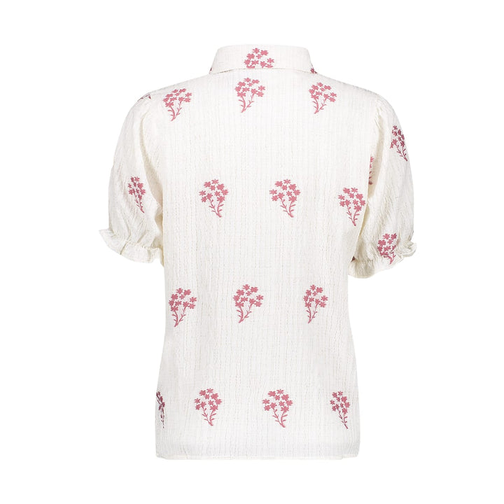 Geisha blouse 63458-20 wit dessin – dames