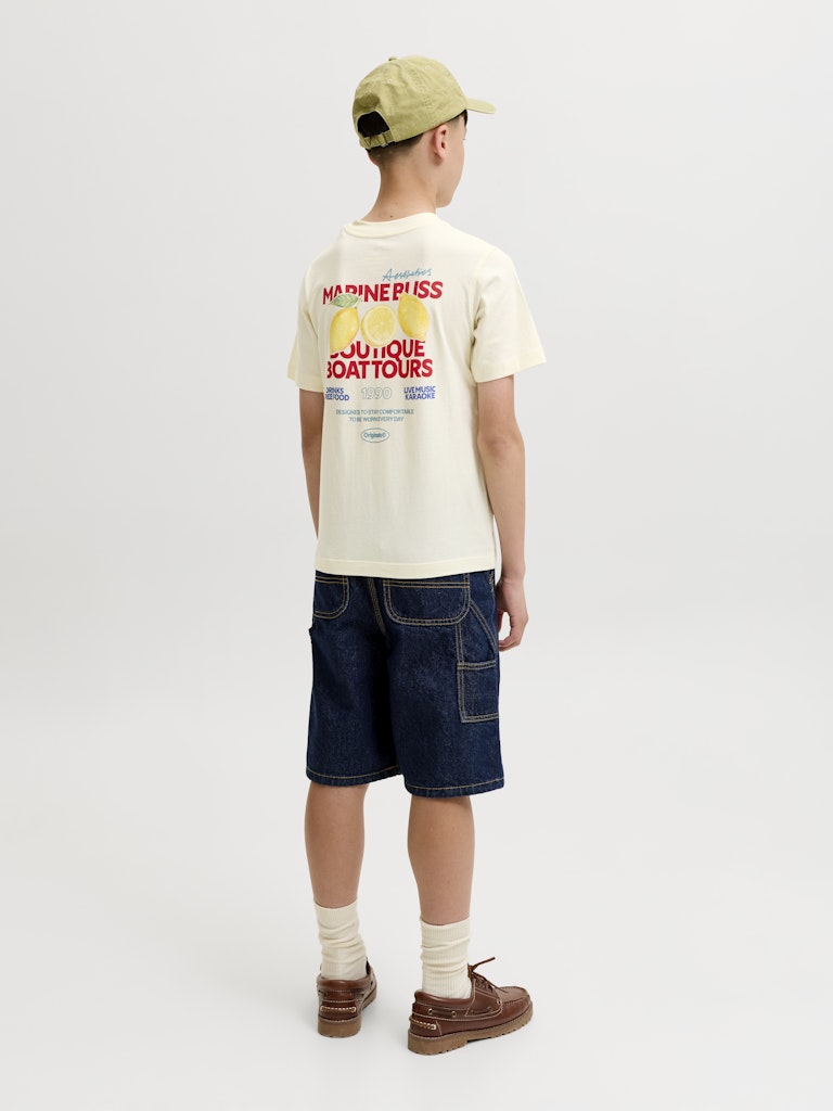Jack & Jones Kids T-shirt ecru – jongens