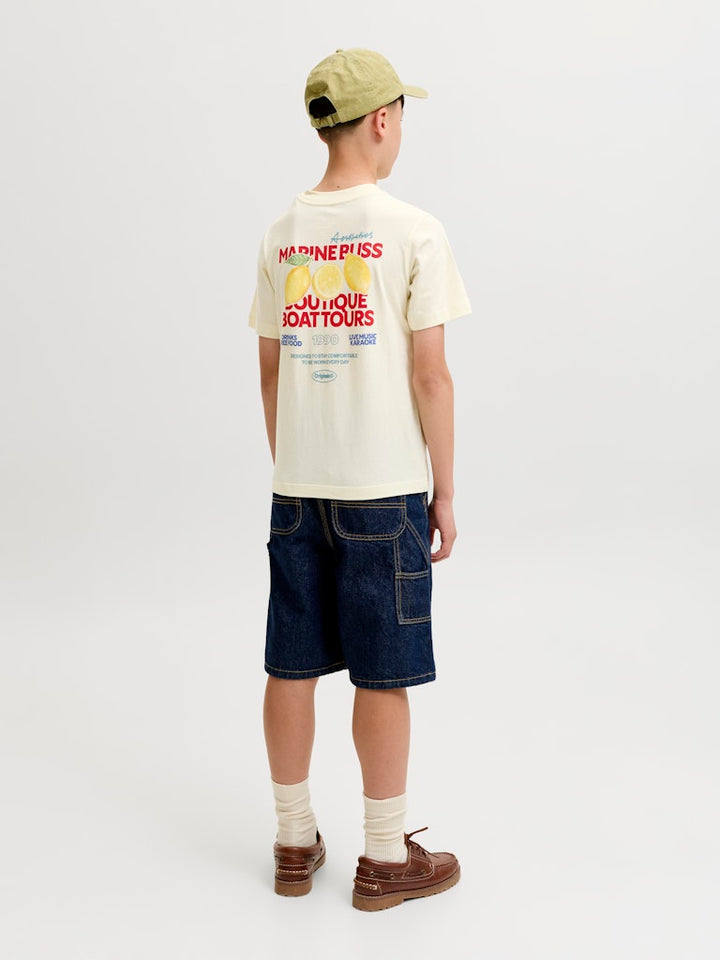 Jack & Jones Kids T-shirt ecru – jongens