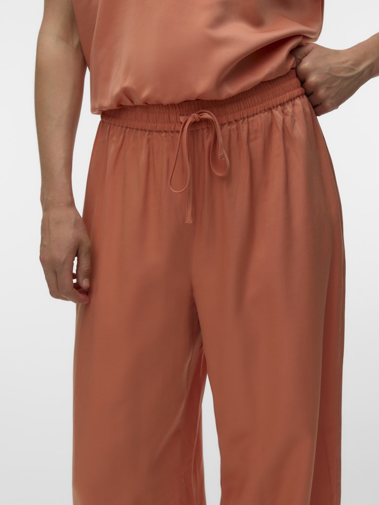 VERO MODA 10347033 Lina lange broek dames - oranje