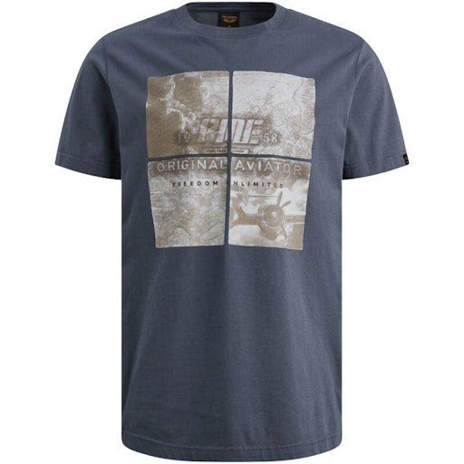 PME-Legend T-shirt rafblauw – heren