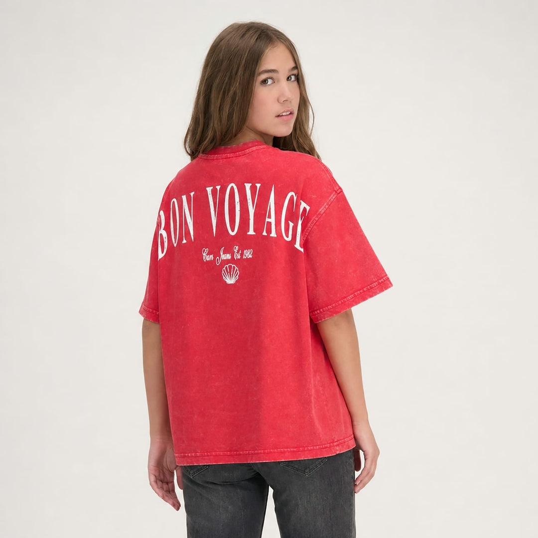 Cars Girls T-shirt Glitta jr. steenrood – meisjes