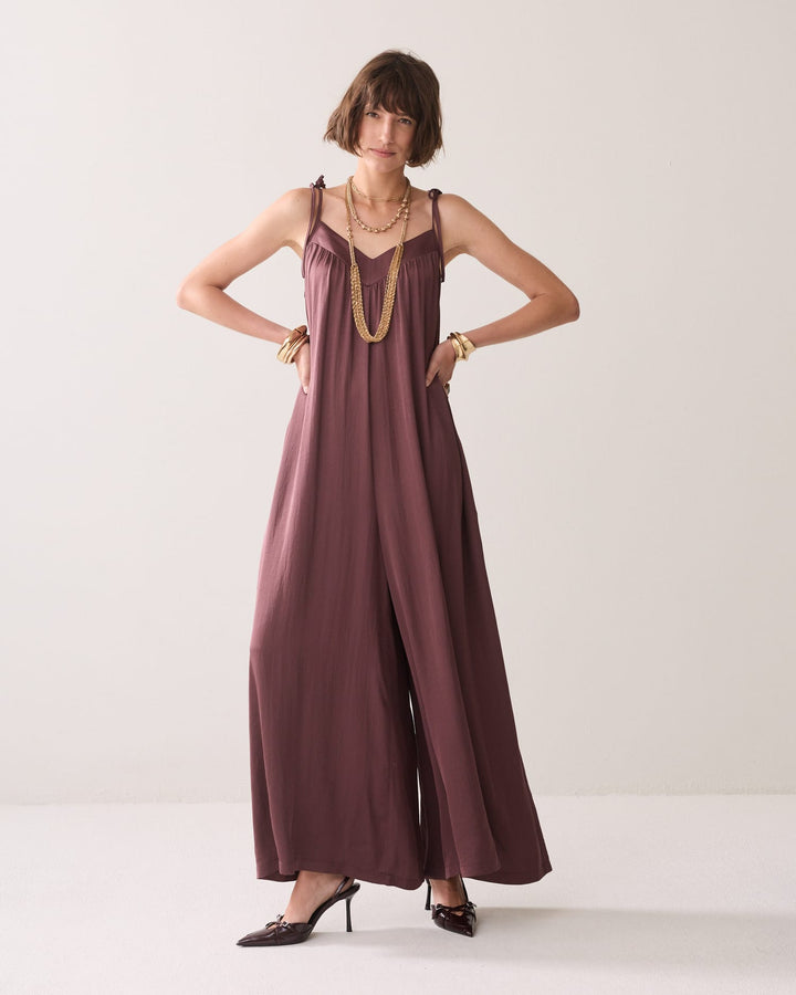 Summum jumpsuit l/p dames bordeaux – 4S2999-11817