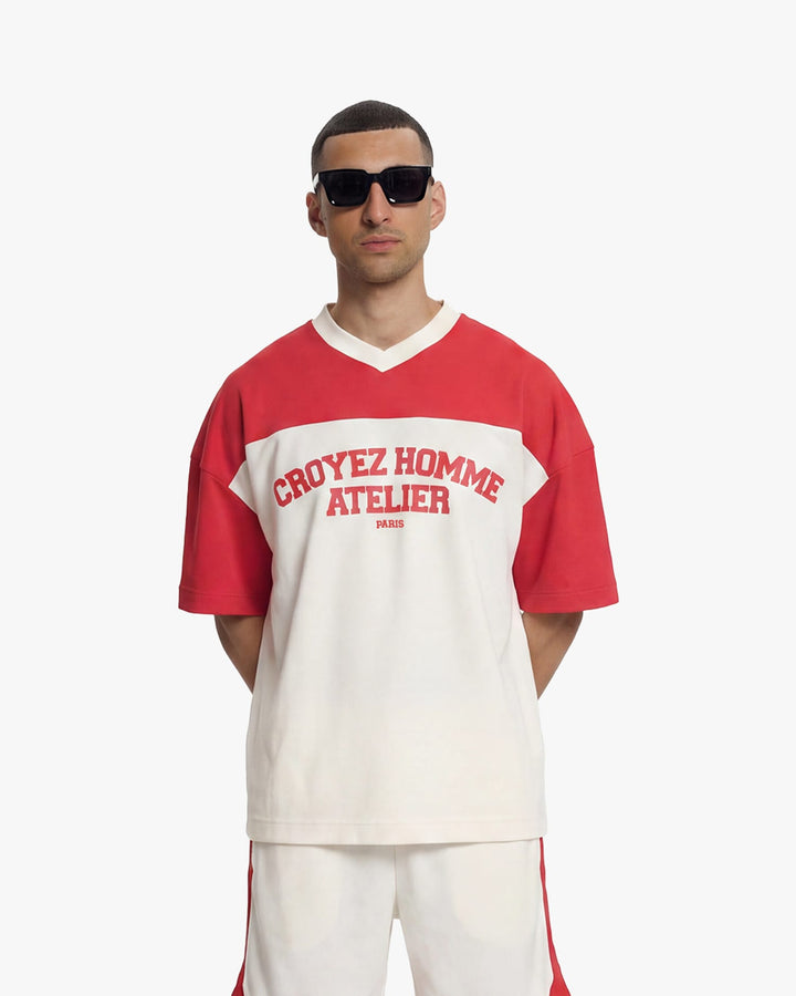 Croyez Jersey Sport T-Shirt off-white – heren