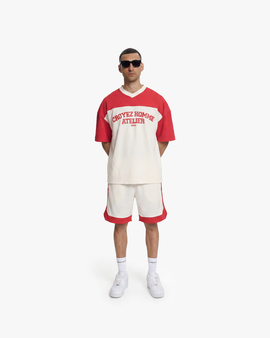 Croyez Jersey Sport T-Shirt off-white – heren