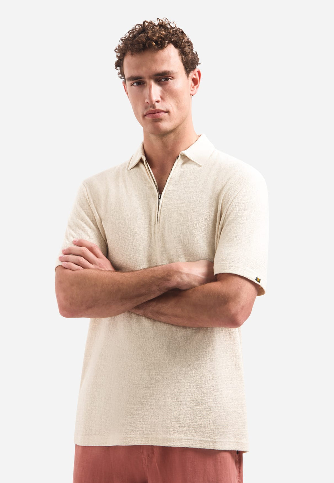 No Excess polo k/m heren beige – 32370430
