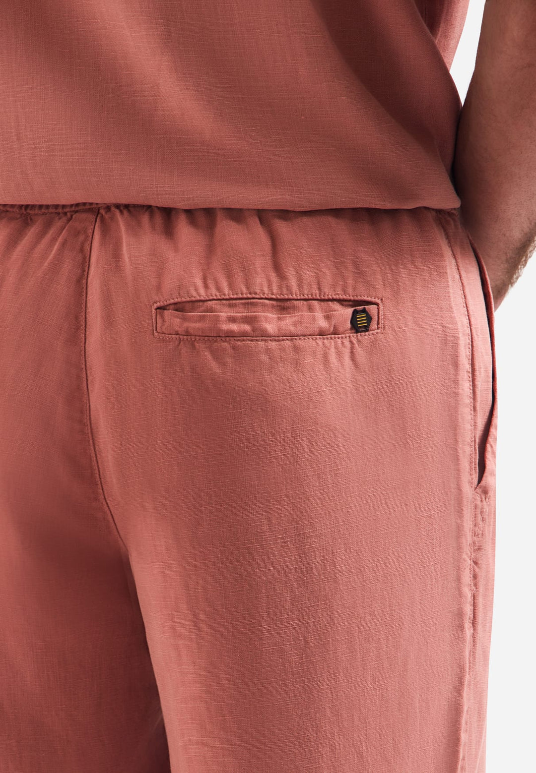 No Excess short heren oud roze – casual chino