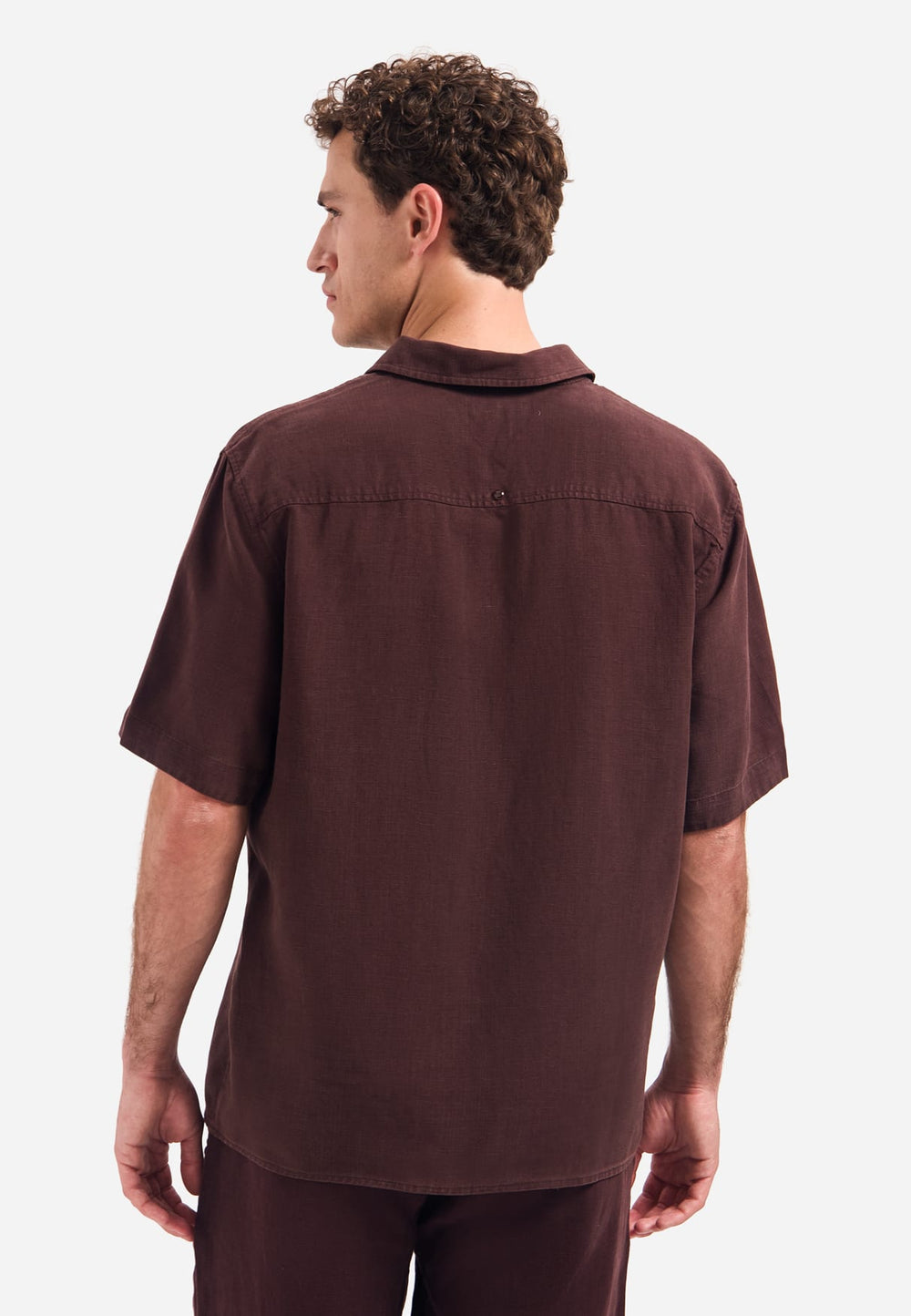 No Excess overhemd l/m bruin dessin – heren
