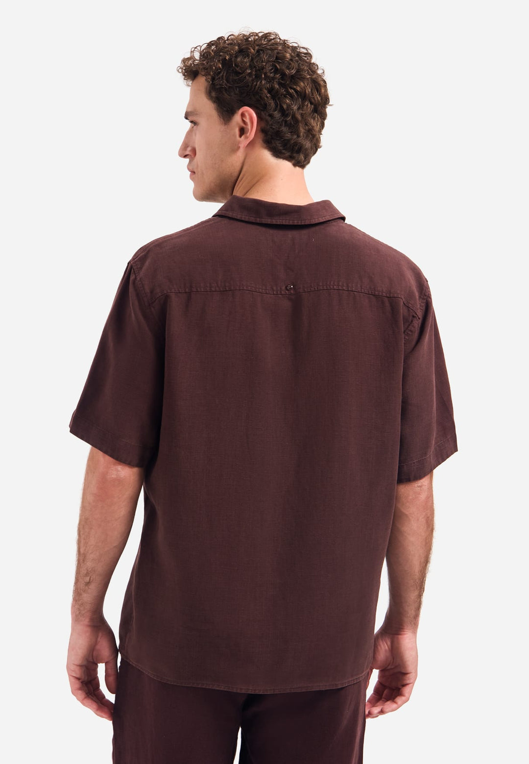 No excess 32420423 overhemd l/m bruin dessin – heren