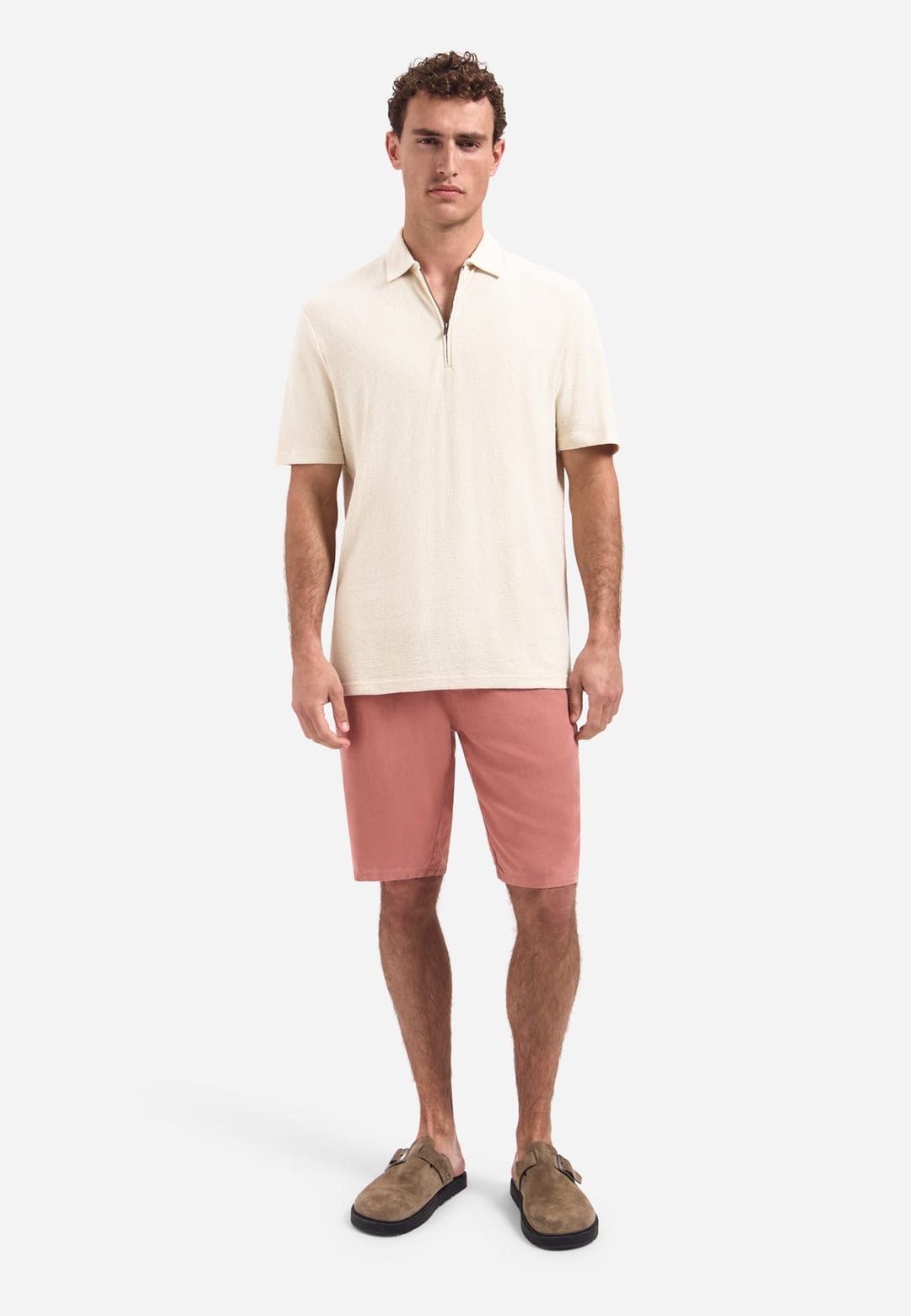No Excess polo k/m heren beige – 32370430