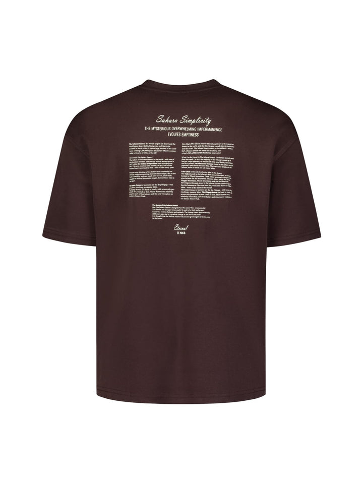 No Excess T-Shirt Crewneck Graphic bruin – heren