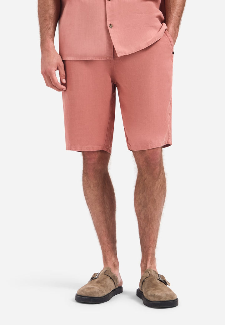 No Excess short heren oud roze – casual chino