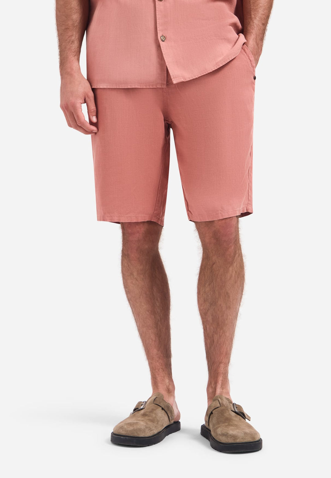 No excess 328190423 short heren oud roze