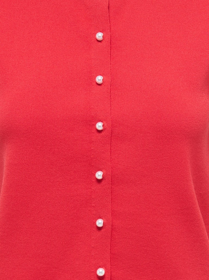 Jacqueline de Yong astra vest – dames - Rood