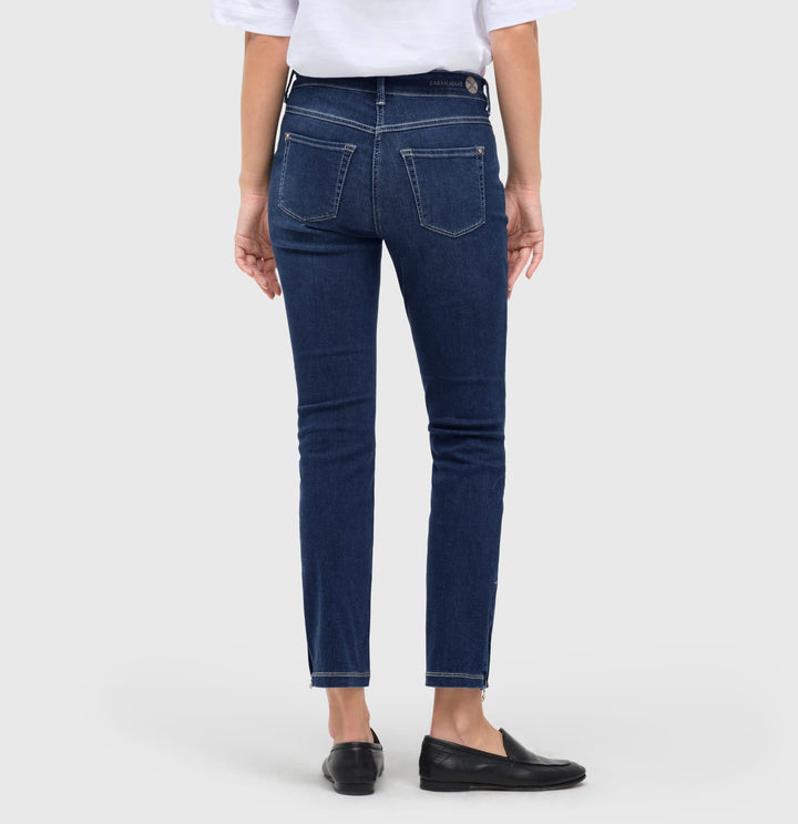 MAC DREAM CHIC 7/8 broek denim dames – blue denim