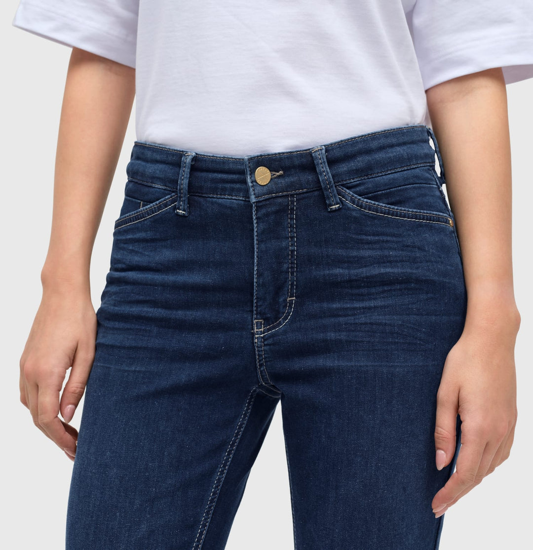 MAC DREAM CHIC 7/8 broek denim dames – blue denim