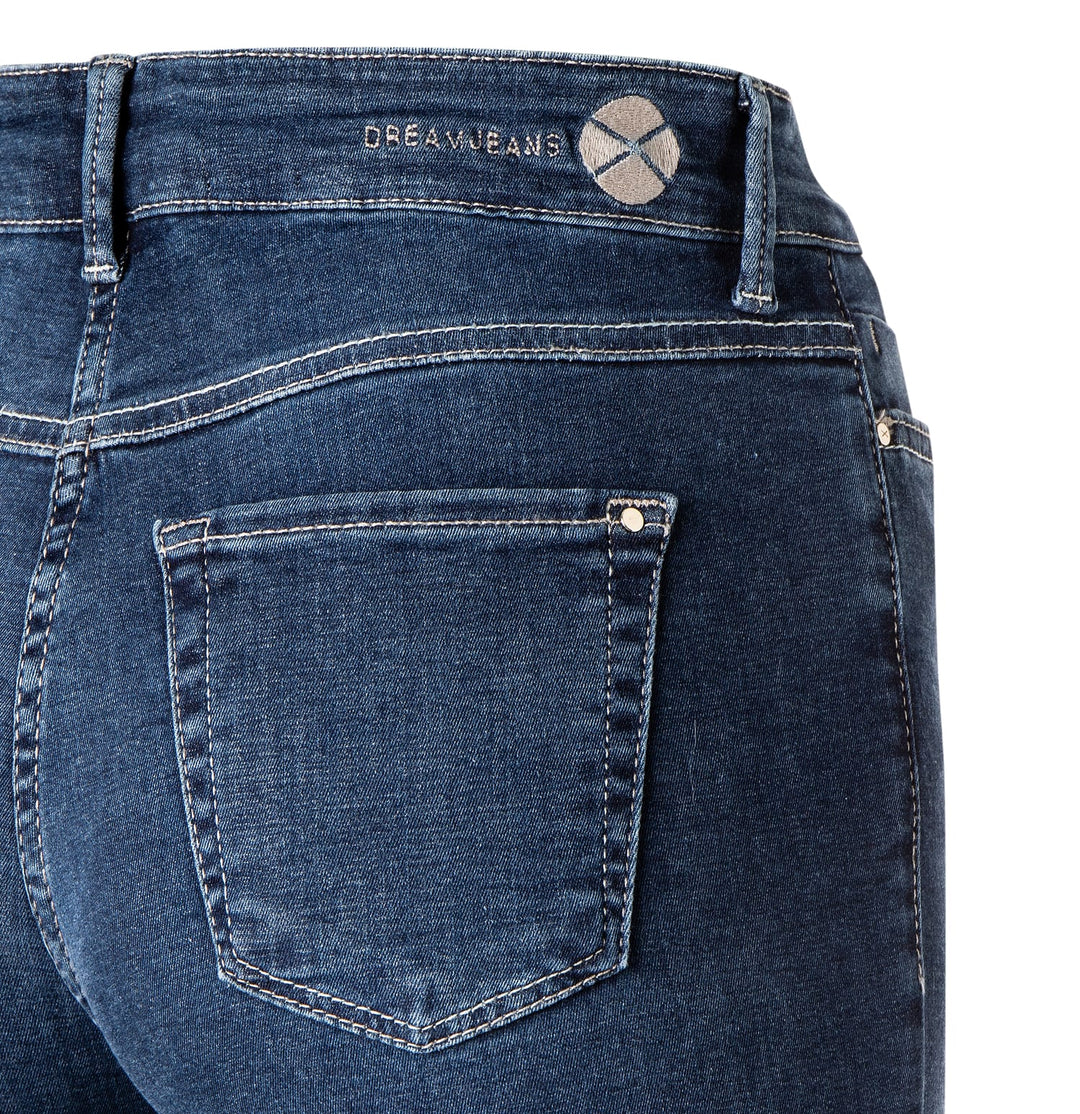 MAC DREAM CHIC 7/8 broek denim dames – blue denim