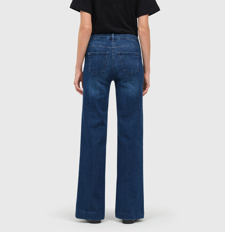 MAC Dream Wide jeans loose fit dames – blue denim - 32