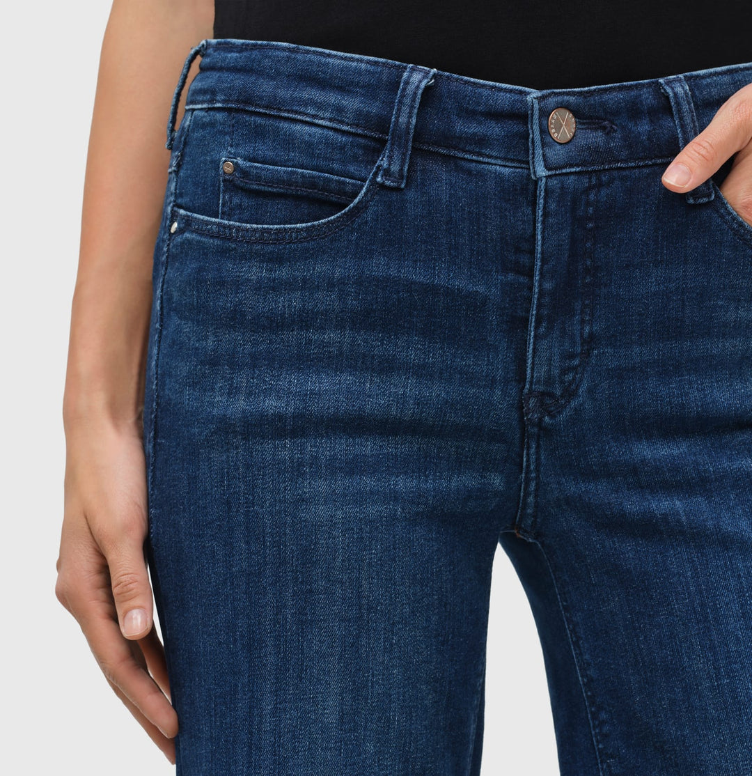 MAC Dream Wide jeans loose fit dames – blue denim - 32
