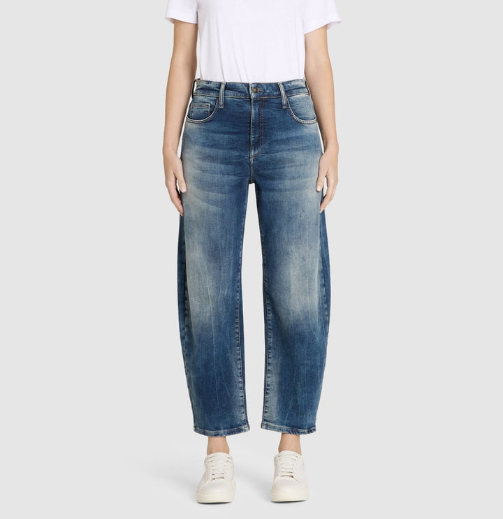 MAC women Danni jeans low croth-baggy fit blue denim