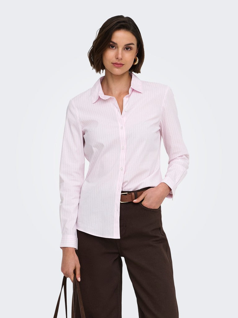 Jacqueline de Yong blouse l/m dames roze dessin – JDYMIO