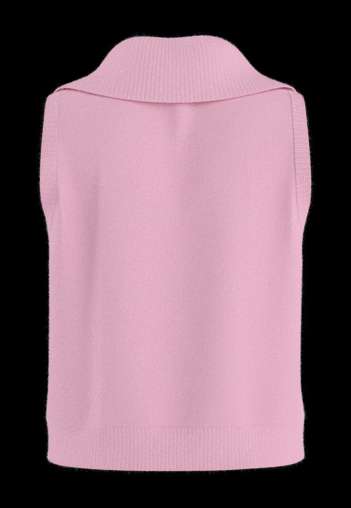 Hype drop Nisrine gilet gebreid roze – dames