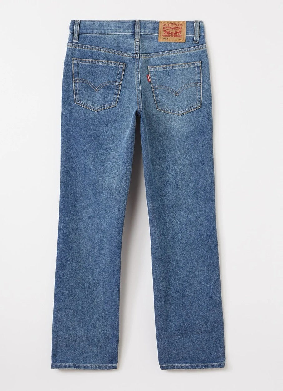 Levi's boys 5505 jeans blue denim – jongens