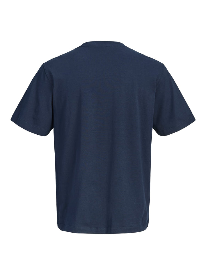 Jack & Jones t-shirt k/m heren navy – Frederik