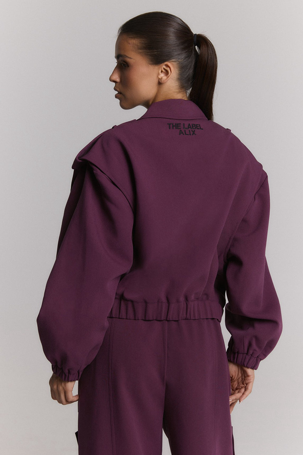 Alix the label aubergine jack dames – trendy herfstmode